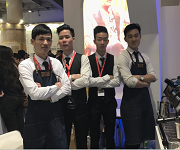 2017年3月9日【第46屆中國(廣州)國際美博會】王燦杰、肖棟元、楊瑞宏、朱歡洪被聘請為咖啡師演出嘉賓！